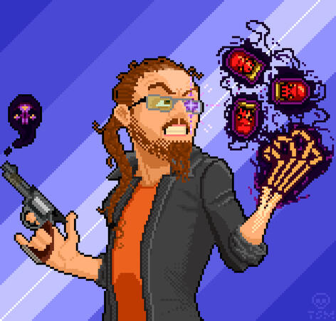 Enter the Gungeon - Skeleton Man Bosscard