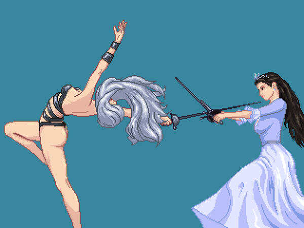 Naked Ambition - Dancer fight